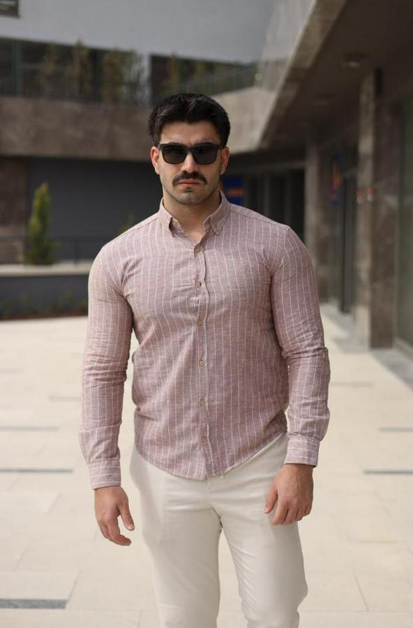 Çizgi Desenli Gömlek