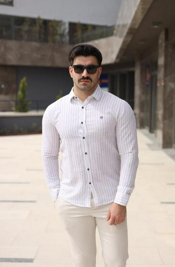 Çizgi Desenli Gömlek