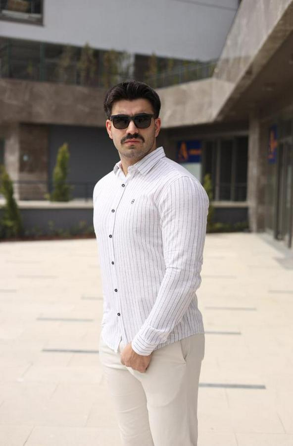 Çizgi Desenli Gömlek