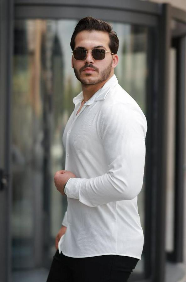 Fitilli Uzun Kollu Gömlek