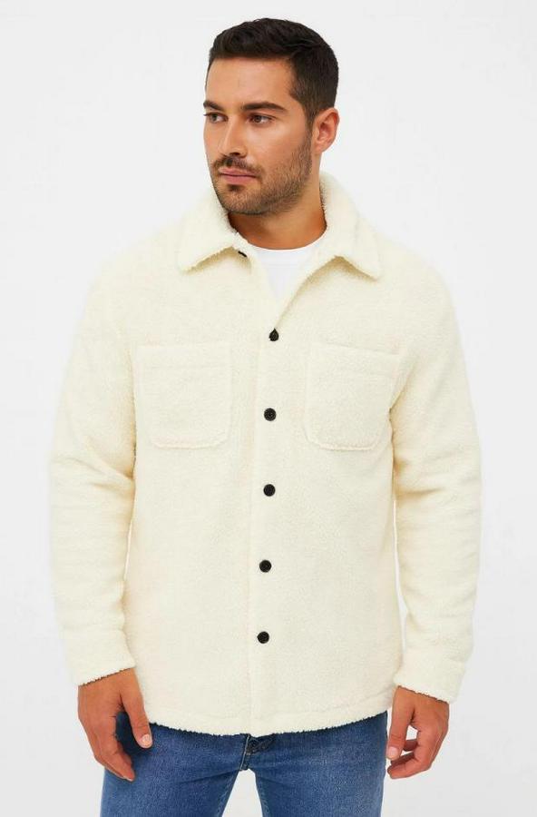 Pelüş Polar Hırka Gömlek – Yakalı, Ilik Düğmeli, Göğüs Cepli, Yumuşak Dokulu Kışlık Regular Fit Rahat Günlük Model