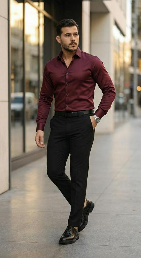 Saten Klasik Gömlek