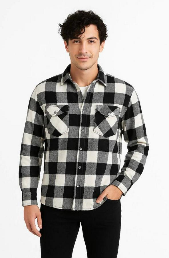 Uzun Kollu Oduncu Gömlek