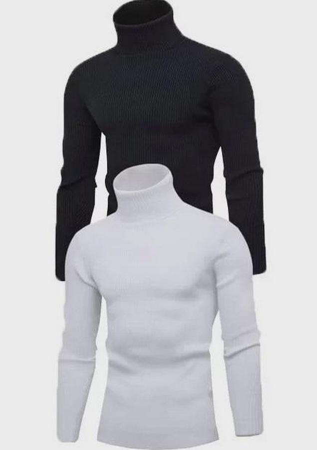 Adet Unisex Kaşkorse Boğazlı Full Likralı Fitilli Body Kazak