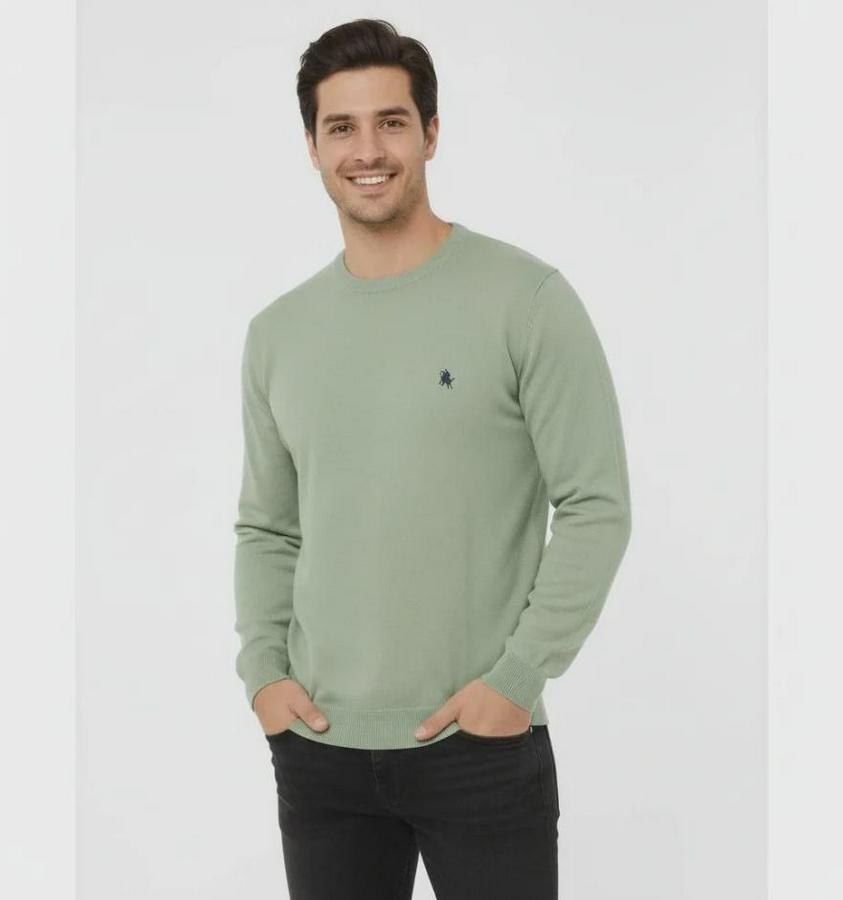 Bisiklet Yaka Nakış Işlemeli Triko Kazak Yumuşak Dokulu Pamuklu Ince Dokuma, Uzun Kollu Rahat Regular Kalıp