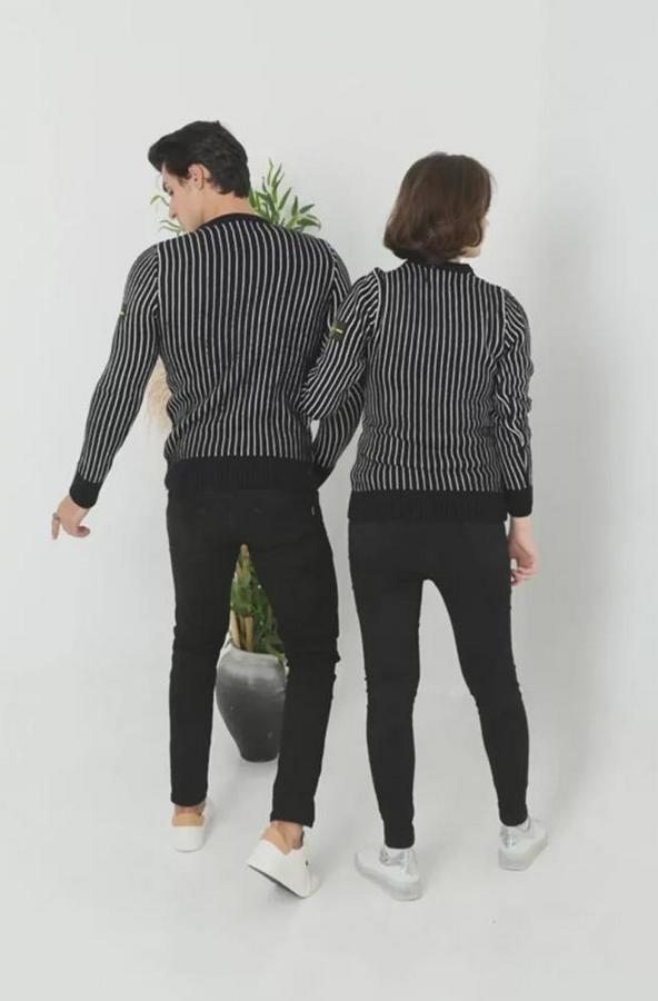 Bisiklet Yaka Yün Örmeli Triko Kazak