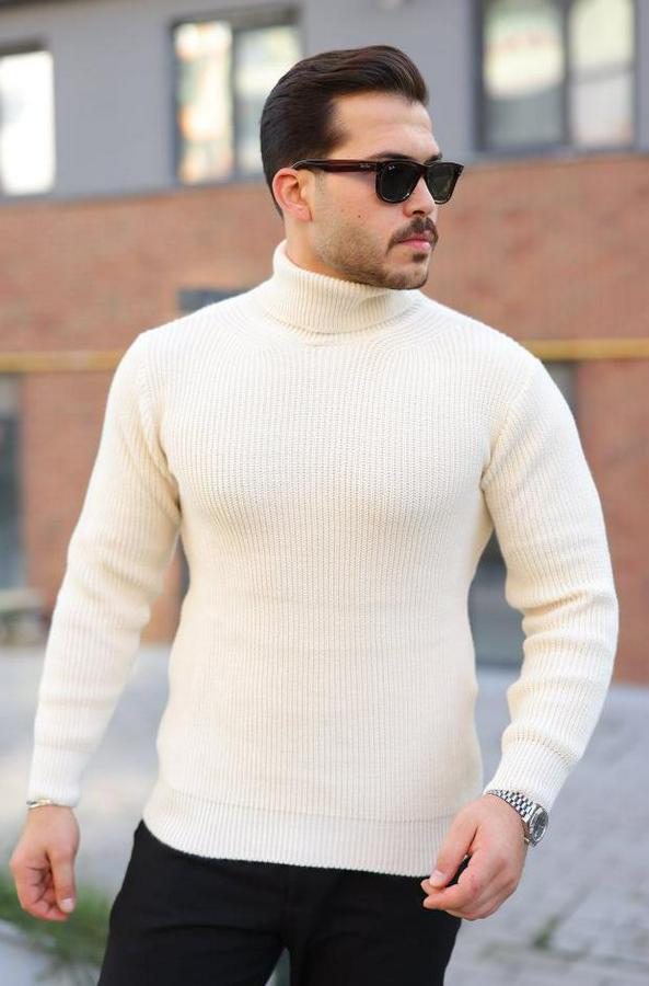 Boğazlı Örme Kazak