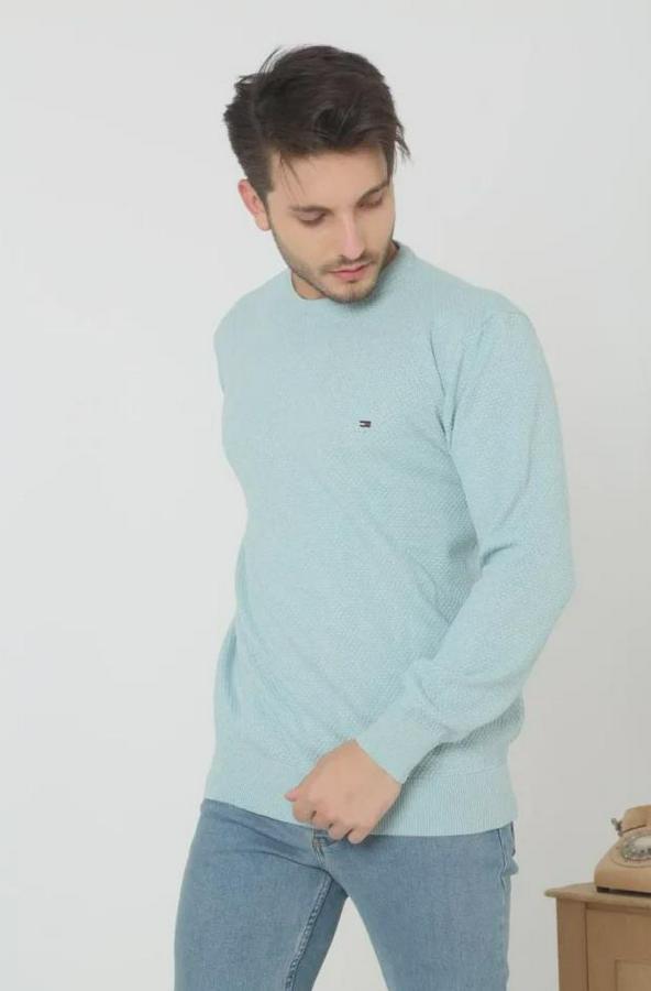 Nakış Işlemeli Peteli Triko Kazak