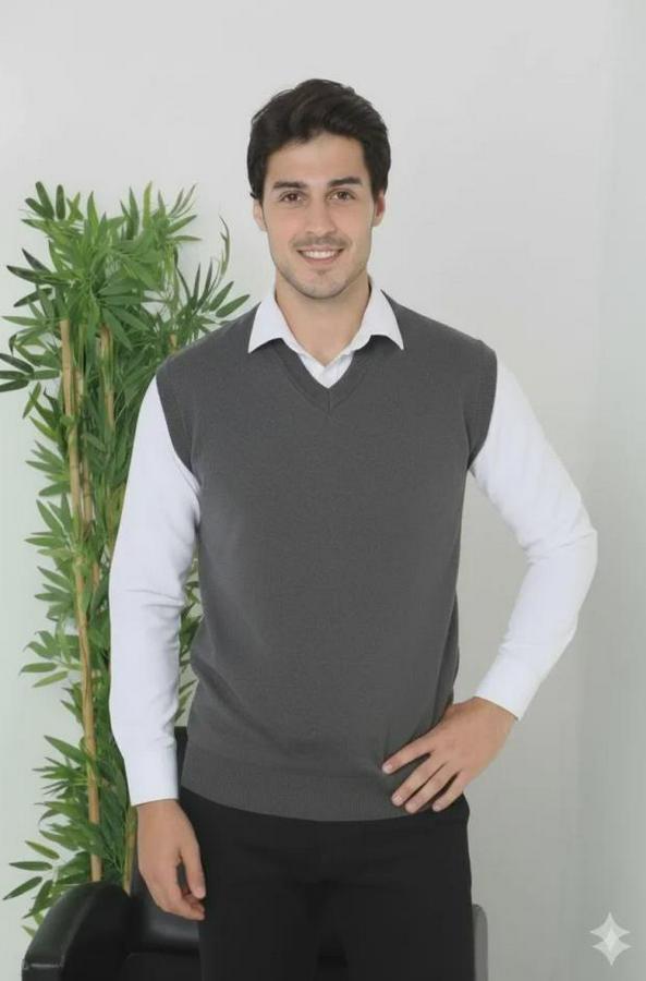 V Yaka Kolsuz Süveter Triko Kazak Yumuşak Dokulu Pamuklu Ince Dokuma Rahat Regular Kalıp