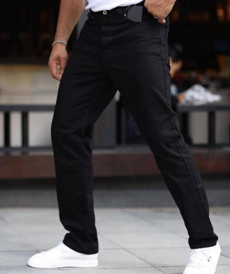Siyah Baggy Jean