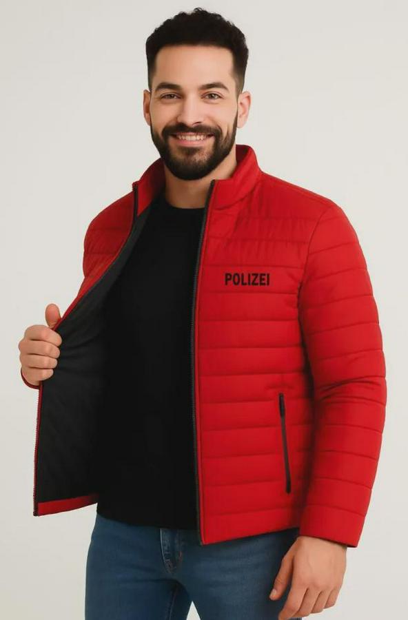 Mikro Su Itici Kapitone Baskılı Astarlı Fermuarlı Bomber Mont