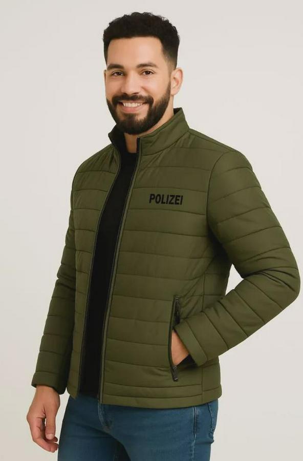 Mikro Su Itici Kapitone Baskılı Astarlı Fermuarlı Bomber Mont