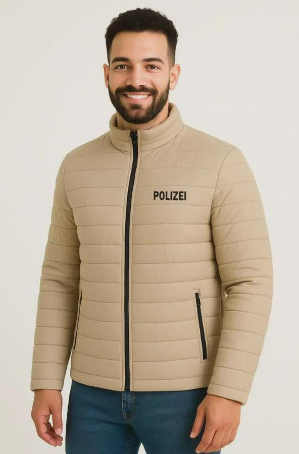 Mikro Su Itici Kapitone Baskılı Astarlı Fermuarlı Bomber Mont