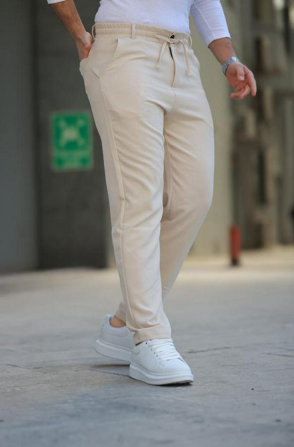 Beli Bağcıklı Jogger Pantolon