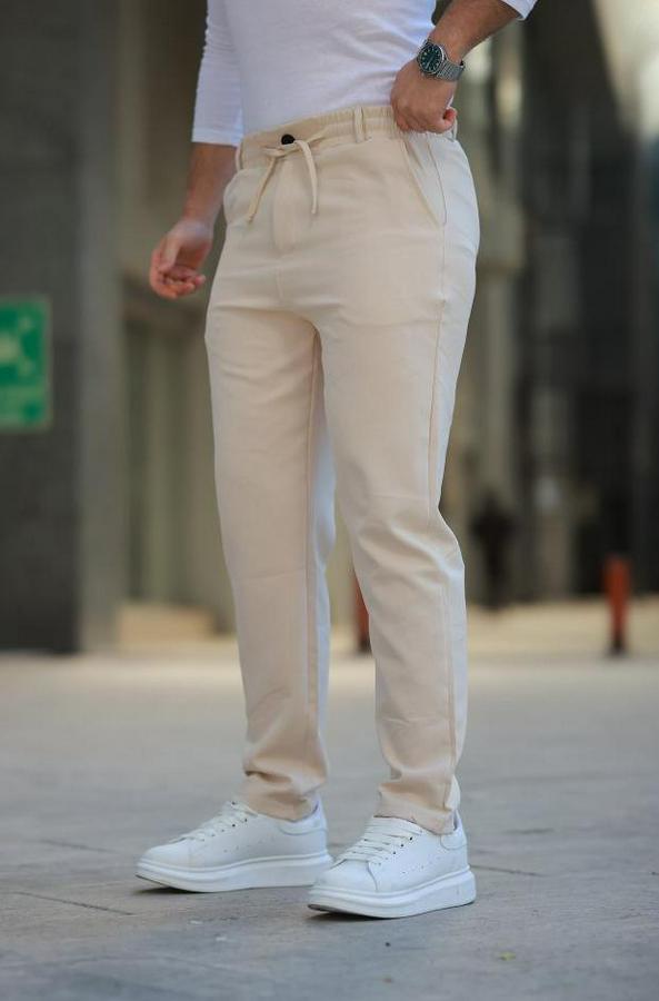 Beli Bağcıklı Jogger Pantolon