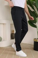 Casual Slim Fit Cord Desenli Kumaş Pantolon