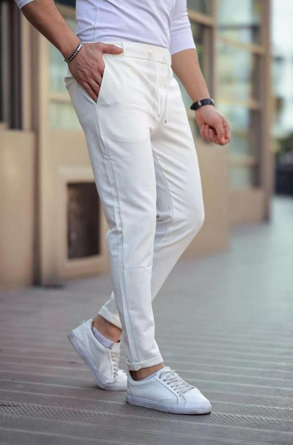 Diagonel Mikro Dokulu Cepli Beli Lastilki Pantolon