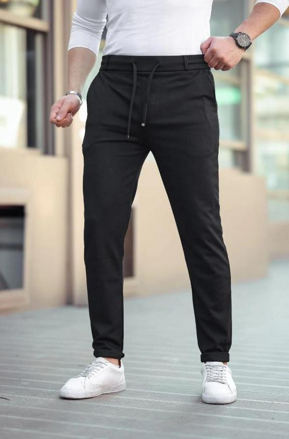 Diagonel Mikro Dokulu Cepli Beli Lastilki Pantolon