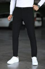 Düz Kesim Bilek Boy Kumaş Pantolon