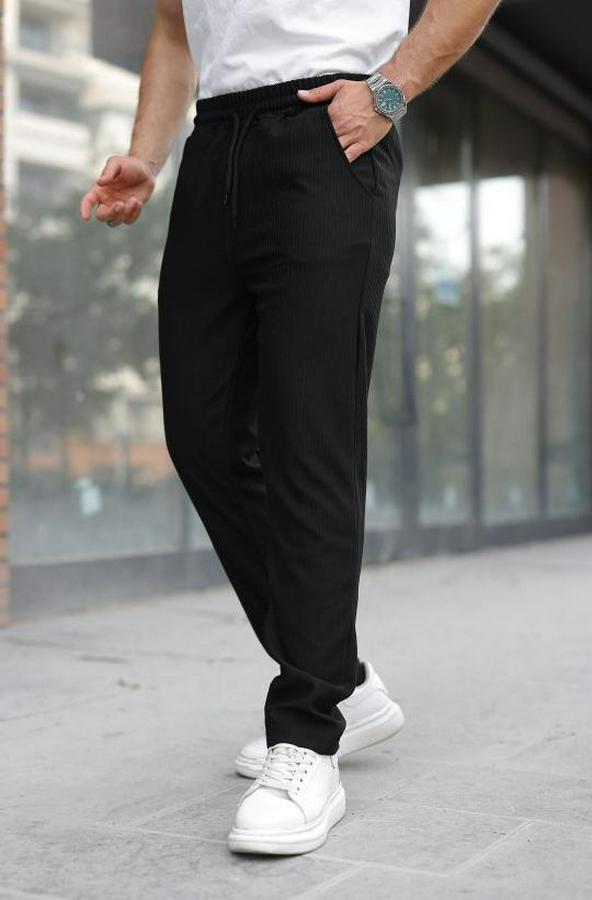 Fitilli Beli Lastikli Rahat Pantolon