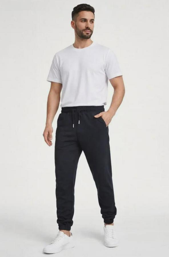 Jogger Eşofman Altı Rahat Kalıp, Cepli, Lastikli Paça, Günlük Spor Pantolon