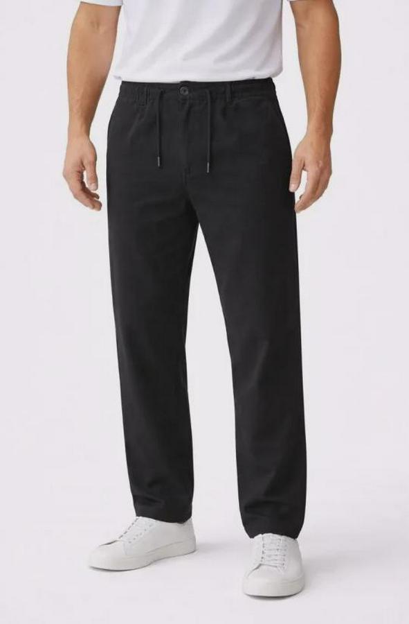 Keten Cepli Pantolon Lastikli Bel Bağcıklı Önden Fermuarlı