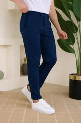 Slim Fit Likralı Bilek Boy Dilli Kumaş Pantolon