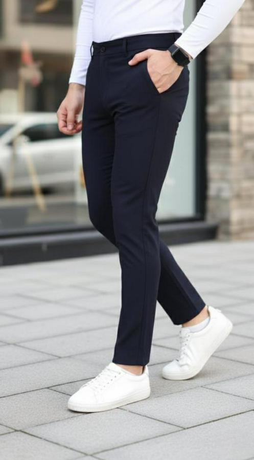 Slim Fit Likralı Gabardin Pantolon