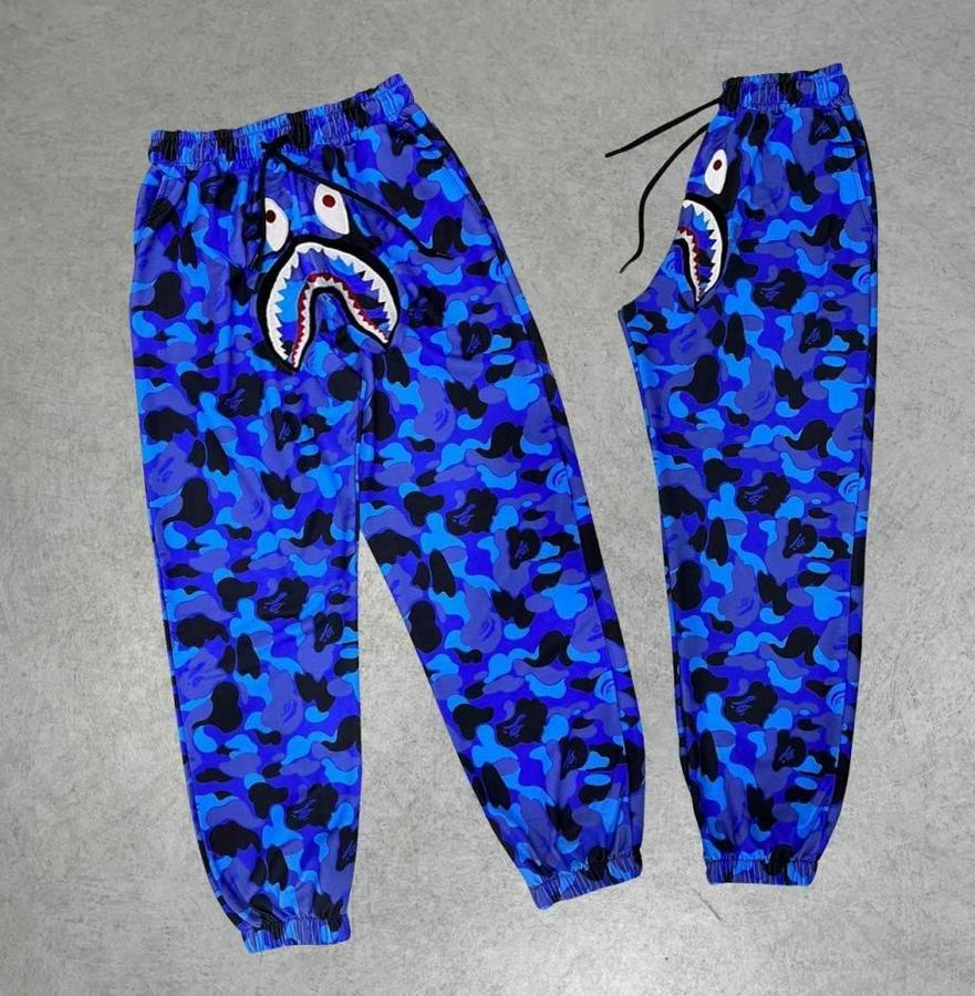 Iki Iplik Mevsimlik Bape Nakişli Eşofman Pantolon