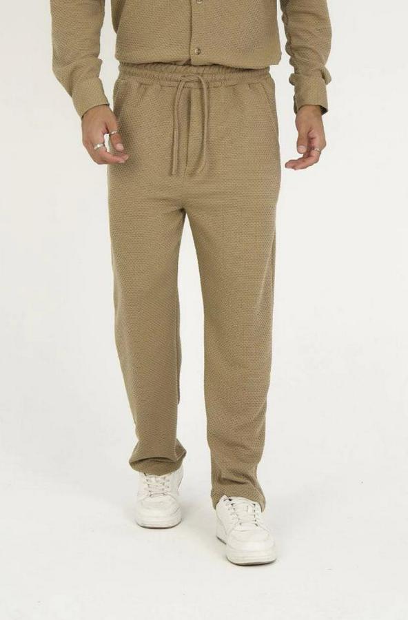 Jakar Kutu Desenli Baggy Eşofman Pantolon