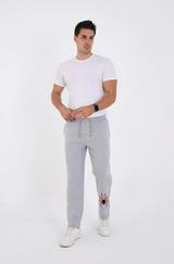 Oversize Üç Iplik Baskılı Eşofman Pantolon