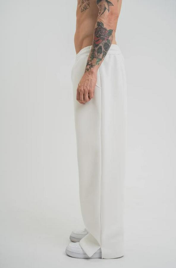 Unisex Boru Paça Baggy Eşofman Pantolon