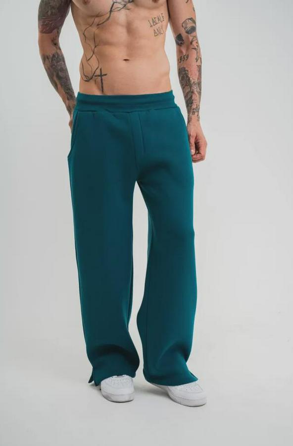 Unisex Boru Paça Baggy Eşofman Pantalon