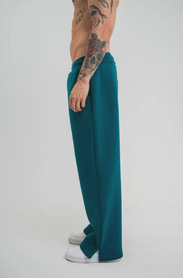 Unisex Boru Paça Baggy Eşofman Pantalon