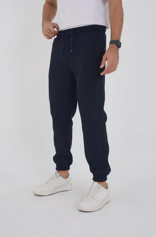 Unisex Kışlık Üç Iplik Lastikli Eşofman Pantolon