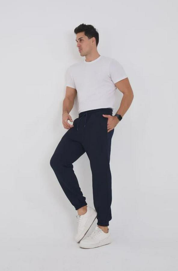 Unisex Kışlık Üç Iplik Lastikli Eşofman Pantolon