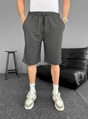 Su Yolu Çizgili Cepli Şort