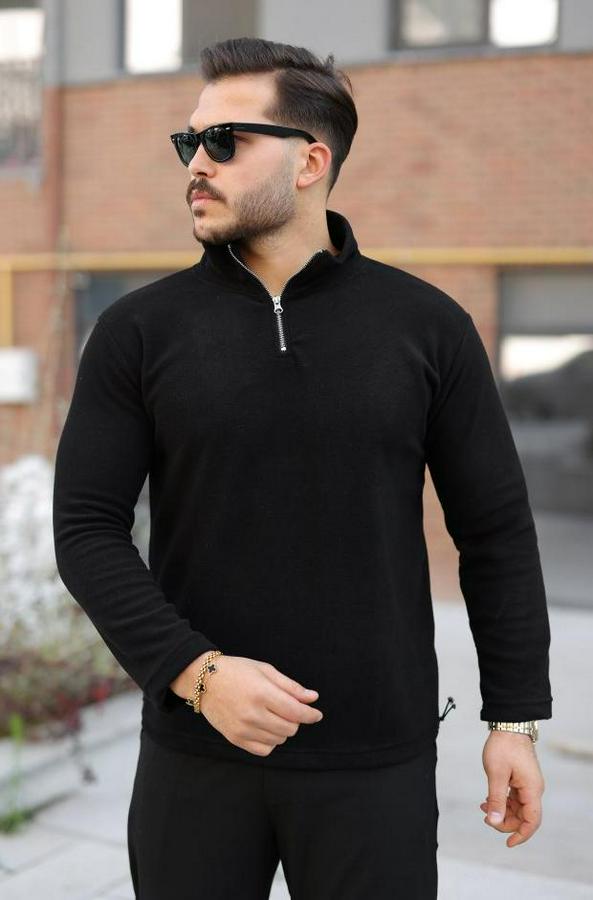 Zip Yaka Beli Lastikli Polar