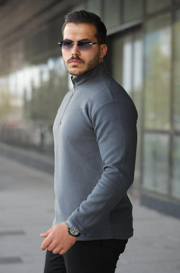 Zip Yaka Polar Sweat