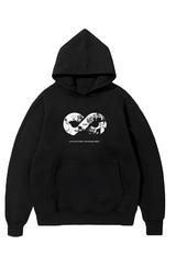 Kasıma Özel Üç Iplik Kapşonlu Baskılı Sweatshirt