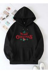 Merry Chrıstmas Sweatshirt & Hodie - Siyah