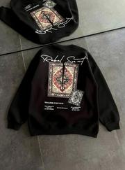 Bisiklet Yaka Baskılı Sweatshirt
