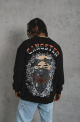 Iplik Gangster Baskılı Sweatshirt