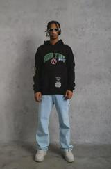 Baskılı Kapüşonlu Sweatshirt
