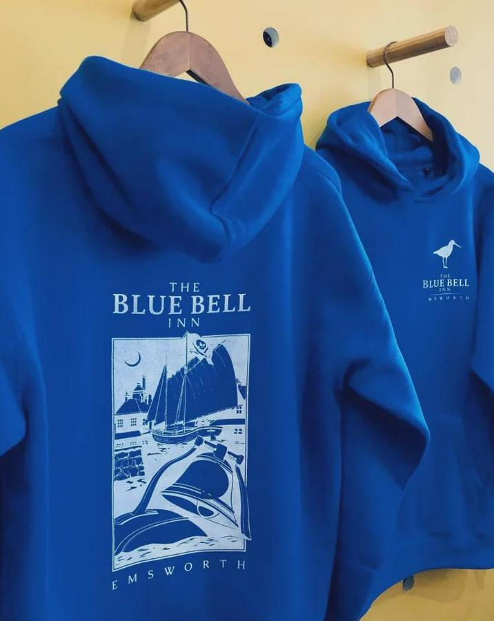 Kapüşonlu Double Oversize Hoodie – Üç Iplik Pamuklu, Deniz Ve Yelken Baskılı, Kanguru Cepli Premium Sweatshirt