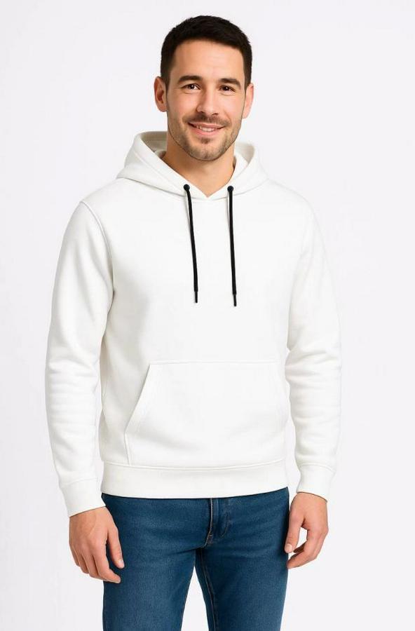 Üç Iplik Kapüşonlu Kanguru Cepli Sweatshirt Hoodie
