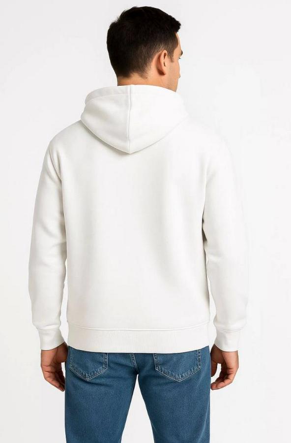 Üç Iplik Kapüşonlu Tam Fermuarlı Kanguru Çepli Sweatshirt Hoodie