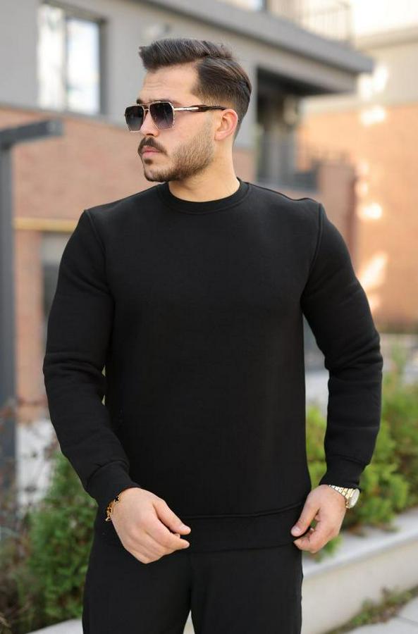 Üç Iplik Şardonlu Sweatshirt