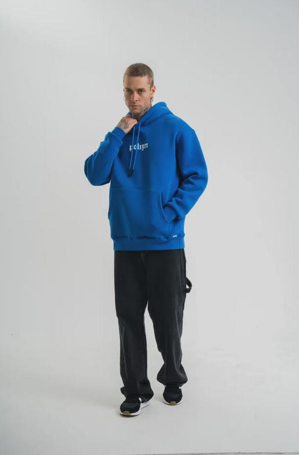 Kapşonlu Double Oversize Dijital Patchli Sweatshirt