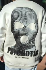 Kışlık Bisiklet Yaka Baskılı Sweatshirt